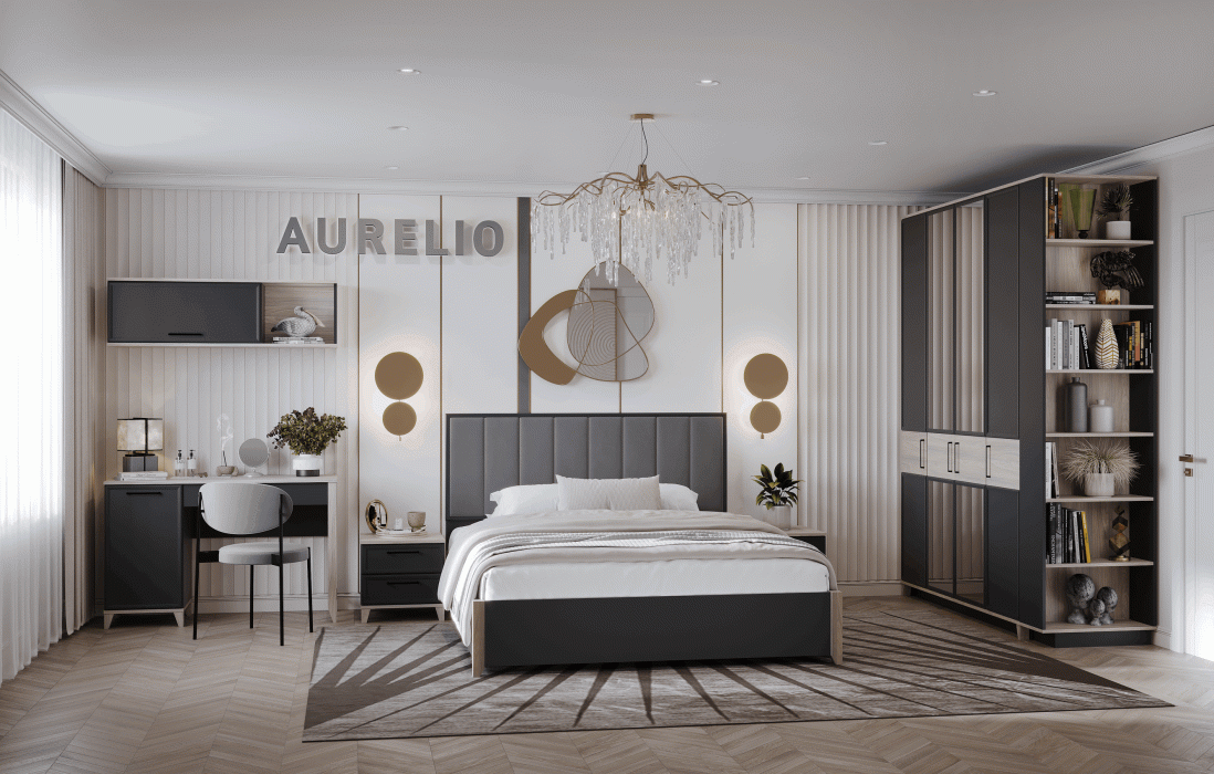 Настенные полки, Модульная система AURELIO (модуль 15) Шкаф навесной