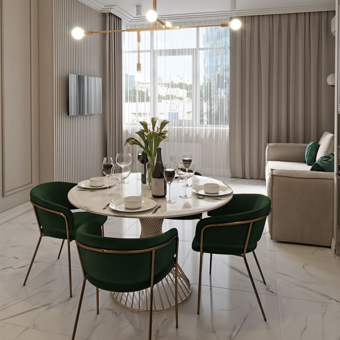 Стулья, Комплект стульев Whispered Fusion, золотой (Комплект 2 шт)