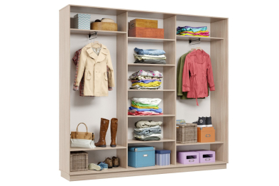 Шкаф-купе Премьер 55 (16;16;16) трёхдверный