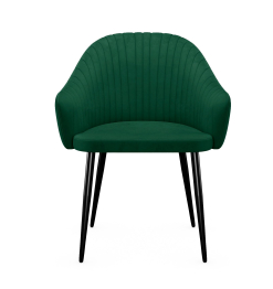 Стул 440 K13 изумруд, ножки черные
