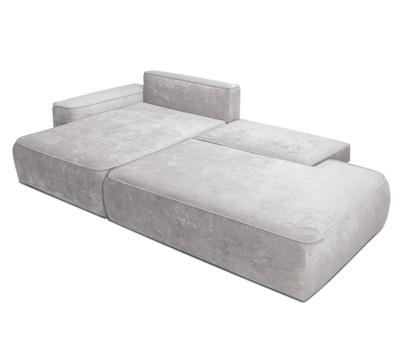 Диваны еврокнижки, Диван угловой "Бали"со спальным местом, микровелюр