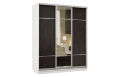 Шкафы-купе, Шкаф-купе Премьер Лайт 21 (08;11;08) трехдверный