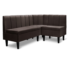 Кухонные уголки, Диван угловой Лео, микровелюр