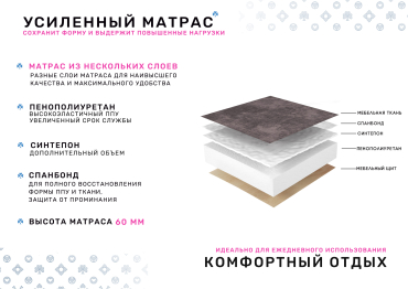 Диван Килт 2, велюр