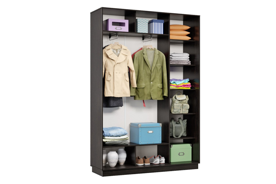 Шкафы-купе 2-х дверные, Шкаф-купе Премьер 11 (11ЗГ;11ЗГ) фасады зеркало графит/двухдверный/Профиль чёрный муар