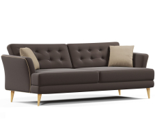 Диваны прямые, Диван прямой нераскладной Питсбург, велюр