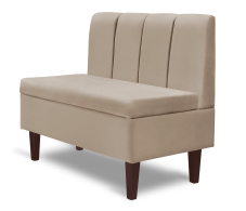 Маленькие диваны, Диван прямой на ножках Лео 88, микровелюр