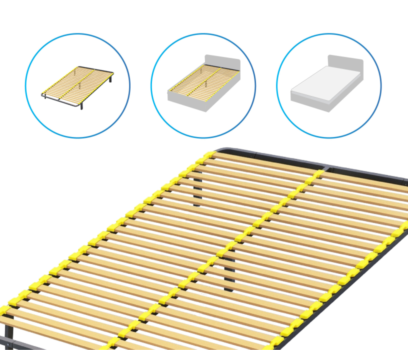 Ортопедические основания, Ортопедическое основание 120х190 см с узкой ламелью