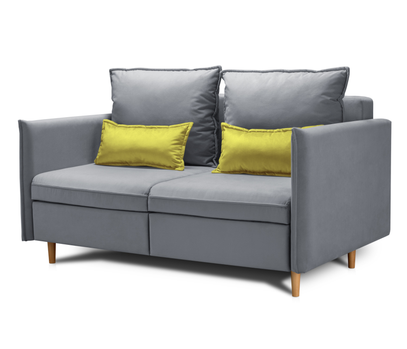 Дизайнерские диваны для гостиной, Диван кровать Оливер 120, микровелюр