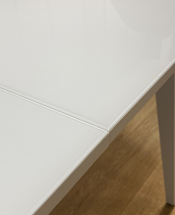 Обеденные столы, Стол Kenner 1300M раздвижной, стекло глянец