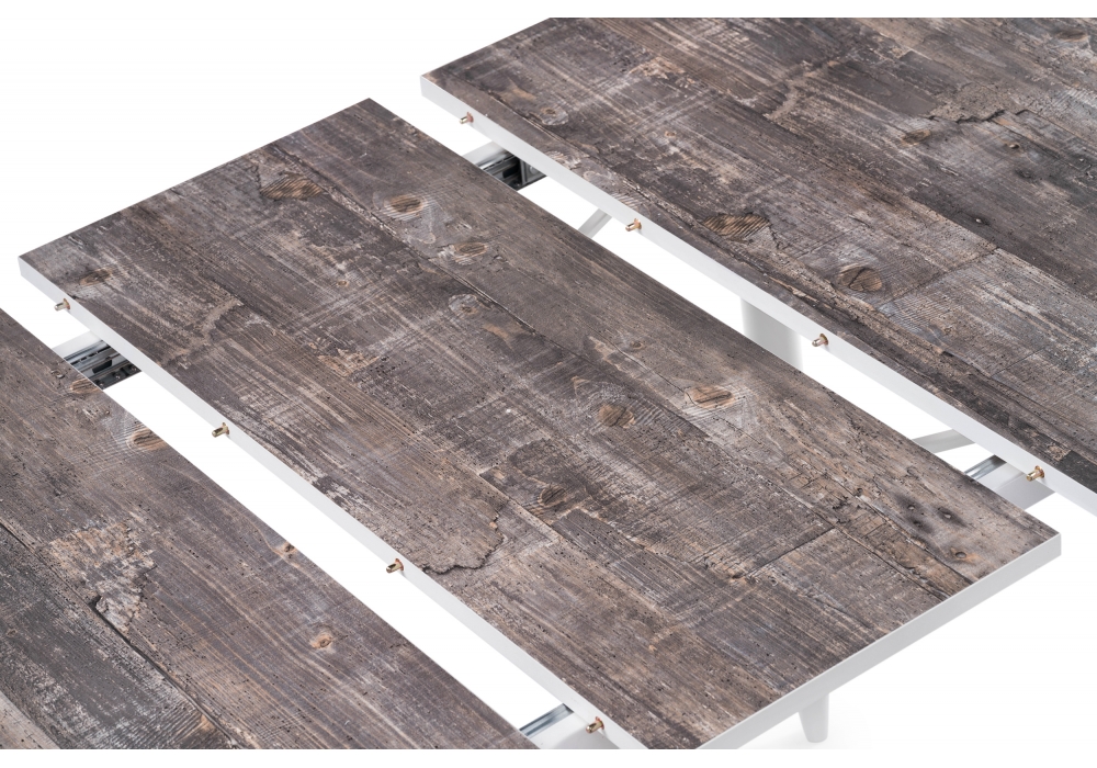 Обеденные столы, Стол деревянный Энлэй (кантри 2047 / белый)