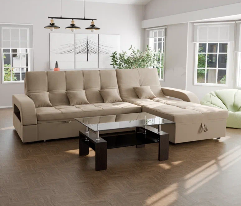 Диваны модульные угловые, Модульный диван Майами-2,микровелюр,антивандальная ткань,венеция