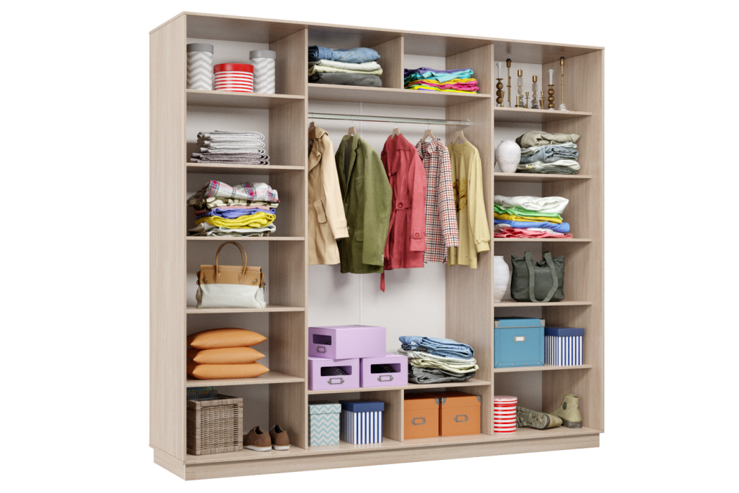 Шкафы-купе 3-х дверные, Шкаф-купе Премьер Лайт 64 (02;02;02) трехдверный