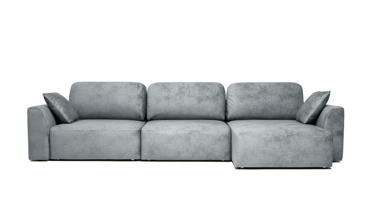 Диваны угловые в гостиную, Диван угловой Trump, велюр