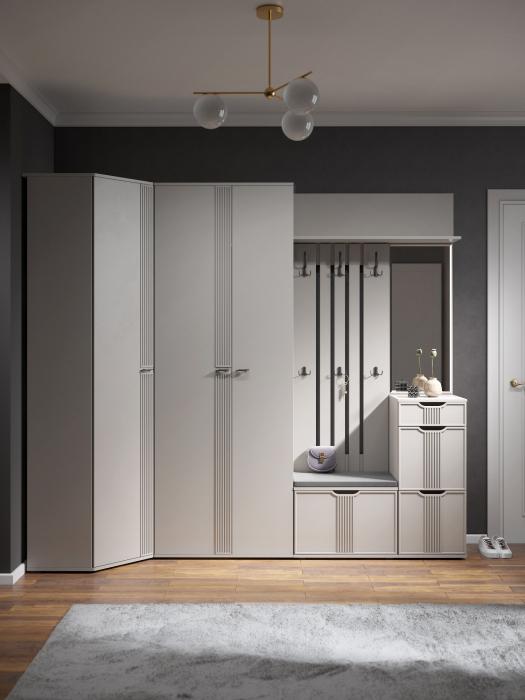 Угловые шкафы, Шкаф угловой Эмилия ЭЛ-14К глухой