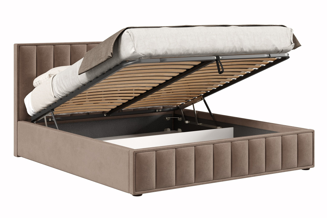 Мягкая кровать, Кровать Анкона 1800 с подъёмным механизмом
