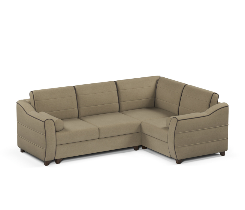 Диваны угловые в гостиную, Диван-кровать угловой Френсис еврокнижка, велюр