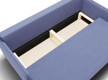 Прямой диван Санти,еврокнижка,велюр