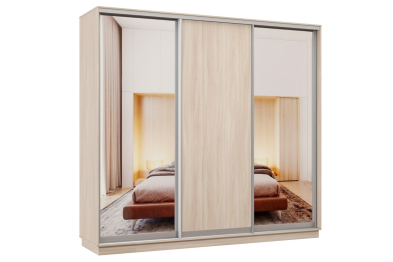 Шкаф-купе Премьер Лайт 60 (01;02;01) трехдверный