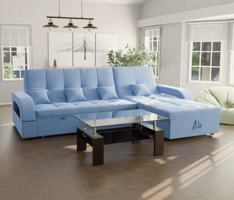 Диваны модульные угловые, Модульный диван Майами-2,микровелюр,антивандальная ткань,венеция