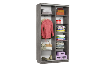 Шкаф-купе Премьер Лайт 01 (05;05) двухдверный