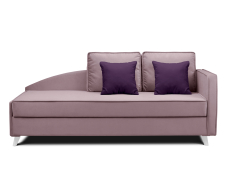 Мягкая кровать, Кровать тахта угловая Альфа  с подъемным механизмом, микровелюр