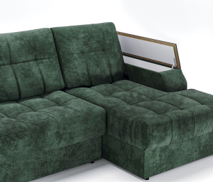 Угловой диван-кровать Лас-Вегас правый, шенилл