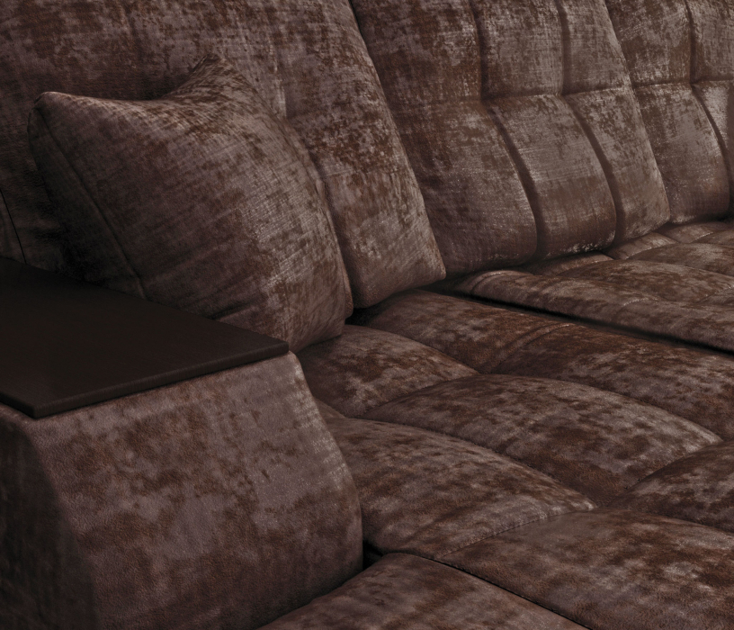 Диваны угловые в гостиную, Угловой диван-кровать Лас-Вегас левый, шенилл