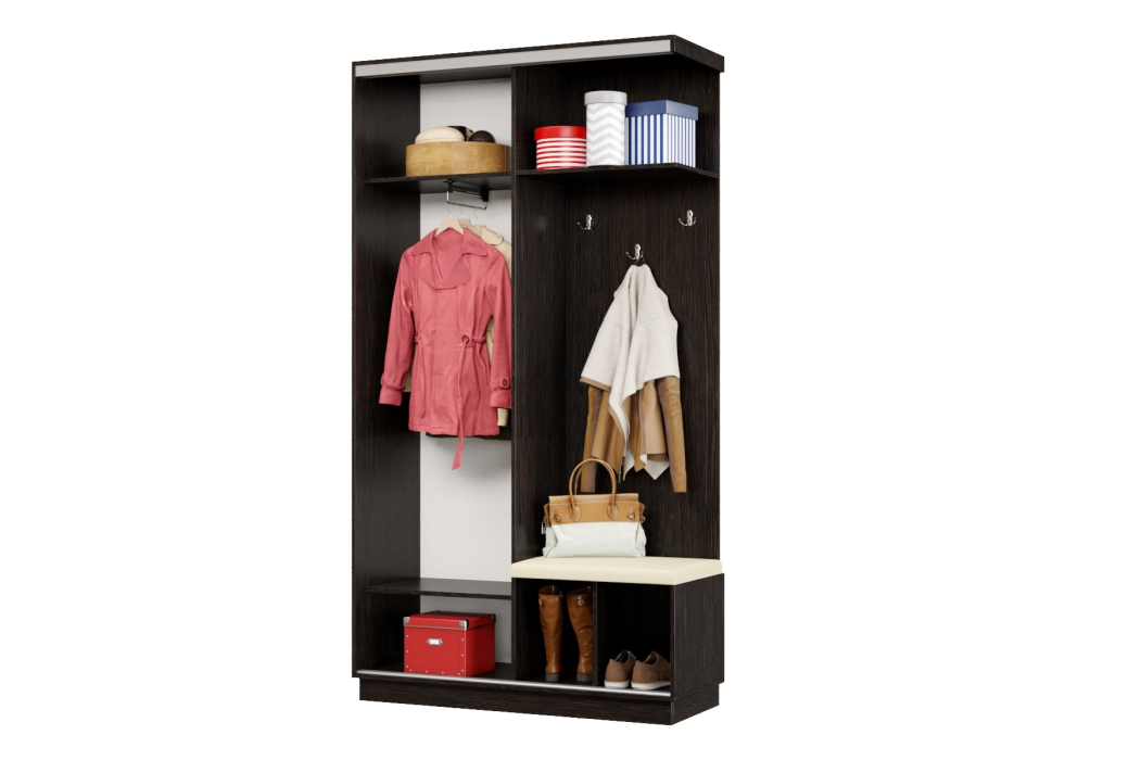 Прихожие, Прихожая Премьер 03 Лайт Мини 08 Правая Мягкая