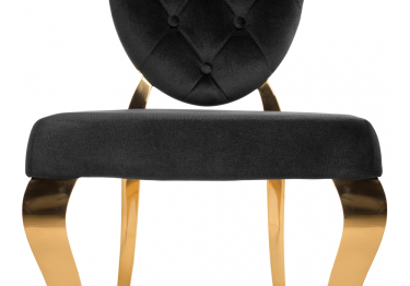 Стул Odda черный/золотой