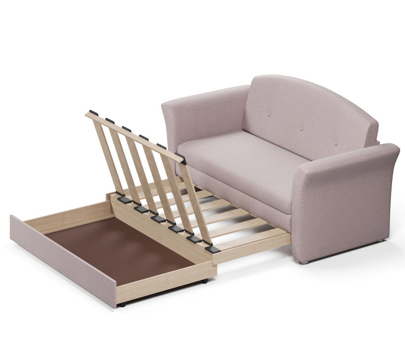 Диваны прямые, Диван-кровать Малютка выкатной, велюр