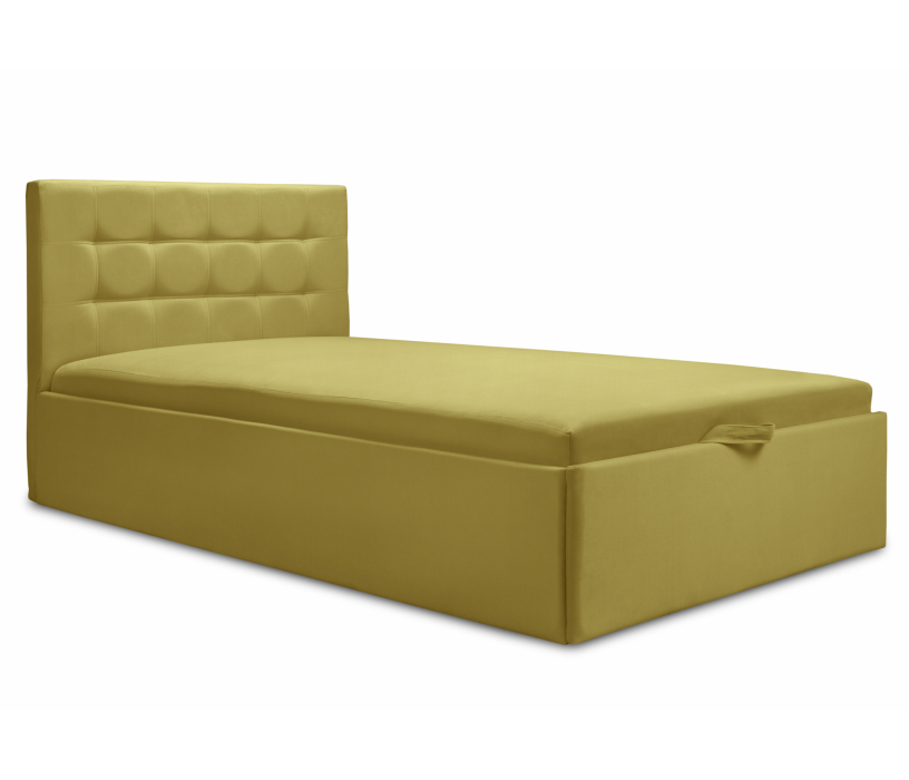 Мягкая кровать, Кровать тахта Слип 90 с подъемным механизмом, микровелюр