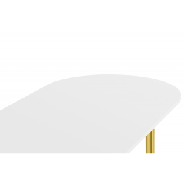 Стол Хьюго О 200 х 90 (золотые ноги)