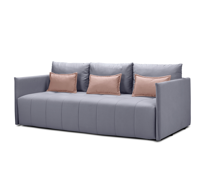 Диваны еврокнижки, Диван кровать прямой  Чилетти, микровелюр