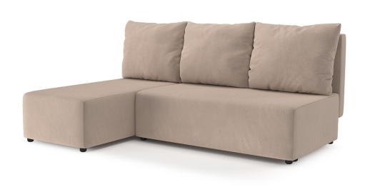 Угловой диван Каир Lux, велюр, левый