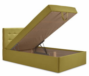 Кровать тахта Слип 120 с подъемным механизмом, микровелюр