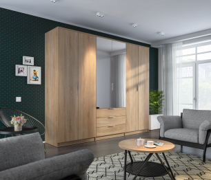 Николь СБ-2593/1 Шкаф 6-ти дверный