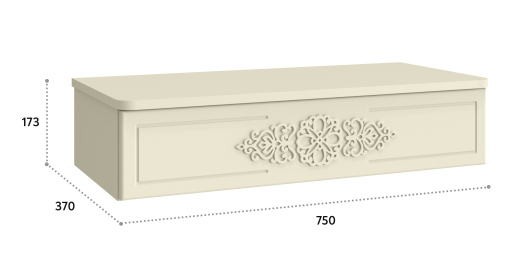 Тумба подвесная Ассоль АС-69