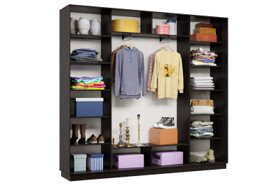 Шкаф-купе Премьер Лайт 57 (02;02;02) трехдверный