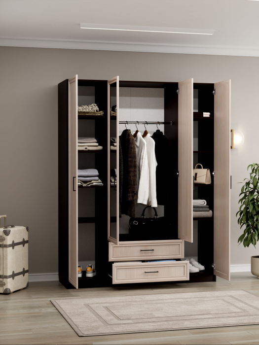 Для одежды, Шкаф распашной МДФ ШК-4/2