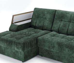 Угловой диван-кровать Лас-Вегас левый, шенилл