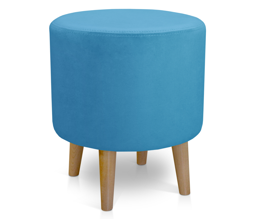 Банкетки, Пуфик круглый Ронд на высоких ножках, микровелюр