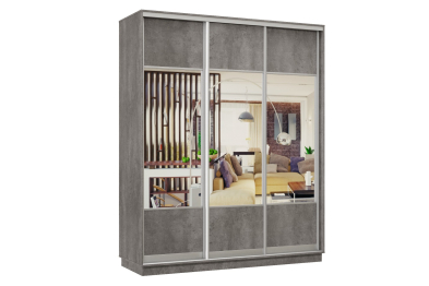 Шкаф-купе Премьер Лайт 23 (05;05;05) трехдверный