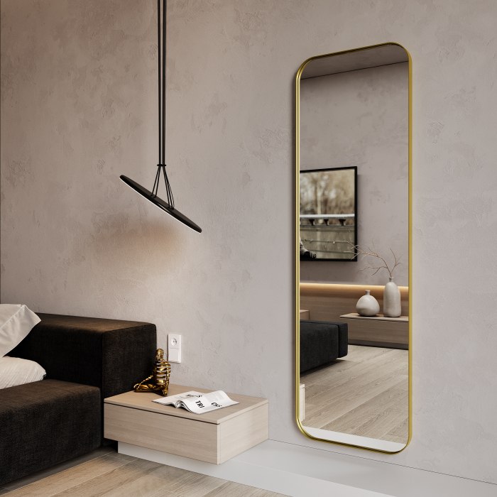 Зеркала в спальню, Настенное зеркало в раме GENGLASS KUVINO L