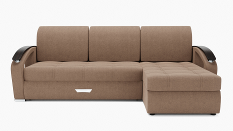 Угловой диван Дубай-1 с оттоманкой ППУ, велюр