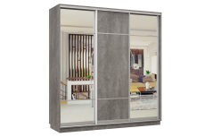 Шкафы-купе 3-х дверные, Шкаф-купе Премьер Лайт 34 (11;08;11) трехдверный
