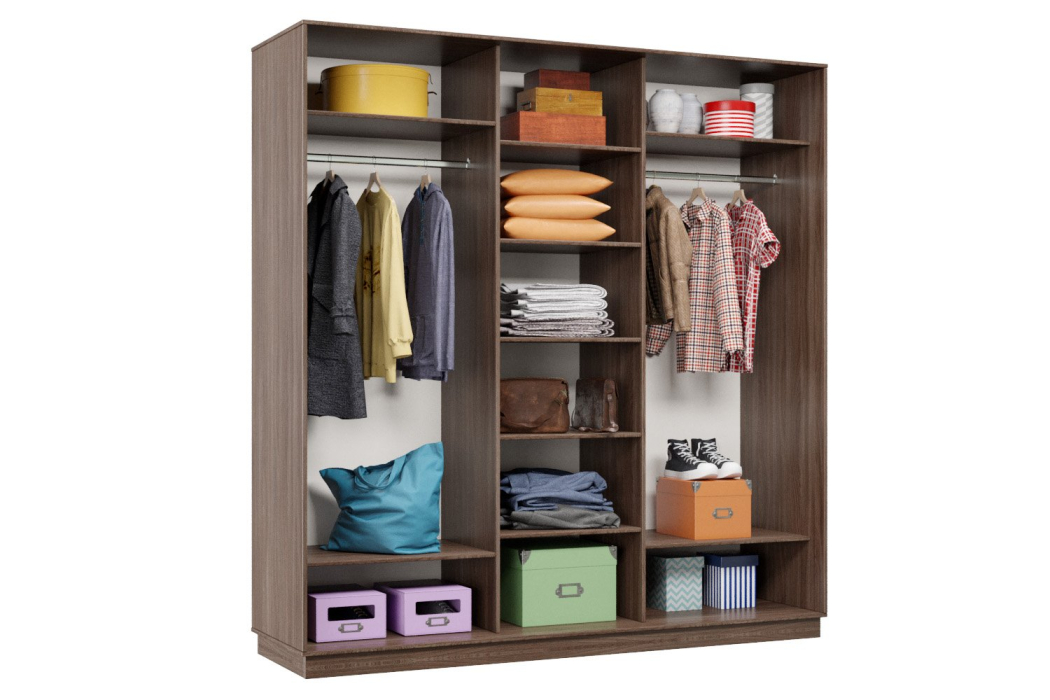 Шкафы-купе, Шкаф-купе Премьер 44 (14;14;14) трёхдверный