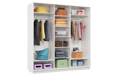 Шкаф-купе Премьер 42 (14;14;14) трёхдверный