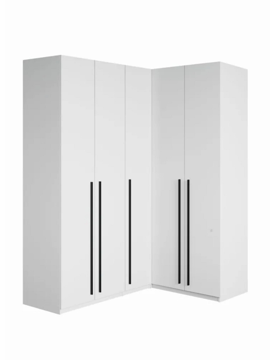 Шкафы, Угловой шкаф для одежды распашной с ящиками, София, 2200х1700х1300мм