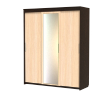 Шкафы-купе 3-х дверные, Шкаф-купе шк-21 с зеркалом